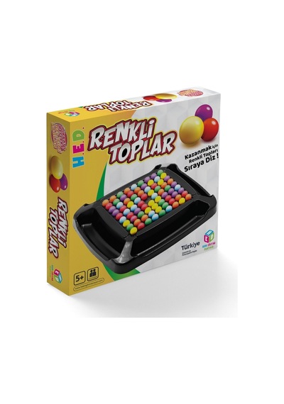 Renkli Toplar H.e.d Oyunu - Zeka Oyunu - Çocuk Oyunu - Akıl Oyunu - Strateji Oyunu
