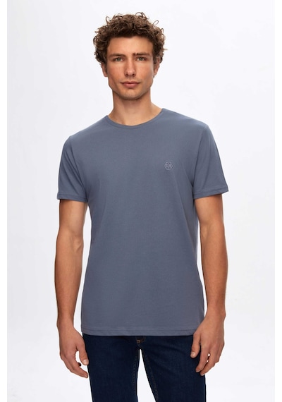 D's Damat Ds Damat Regular Fit Füme Düz T-shirt 2hc140632006m Füme