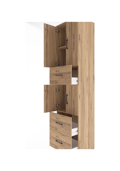 Hyperion Dolap 3 Raflı 3 Çekmeceli 4 Kapaklı 60x44x243 Çam-çam Çam Hyperion Dolap 3 Raflı 3 Çekmeceli 4 Kapaklı 60x44x243 Çam-çam Çam