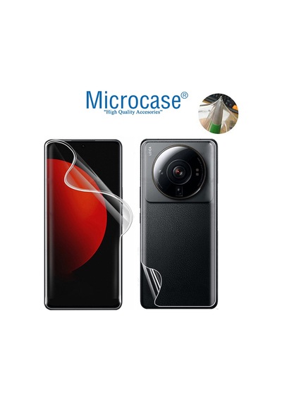 Microcase Xiaomi 12S Ultra Full Ön Arka Kaplama Koruma Filmi