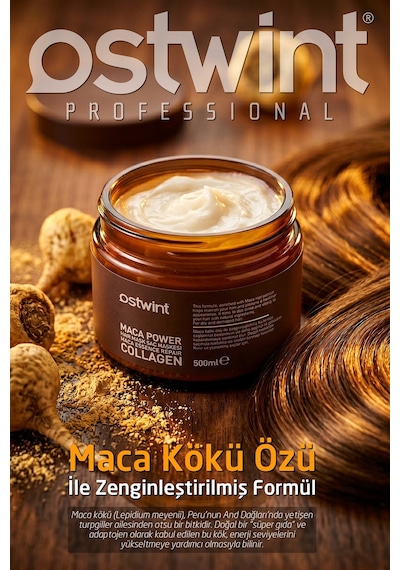 Ostwint Professional Maca Power Collagen Saç Maskesi 500 ML