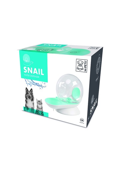 M-Pets Snail Hazneli Su Kabı Blue 2800 ML
