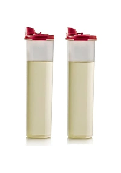 Oval Zeytinyağlık Kırmızı Kapak-5 1.1l 2'li Set Kırmızı Kırmızı