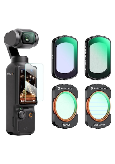 K&f Concept Magnetic 4'lü Efekt Filtre Seti Djı Osmo Pocket 3 C