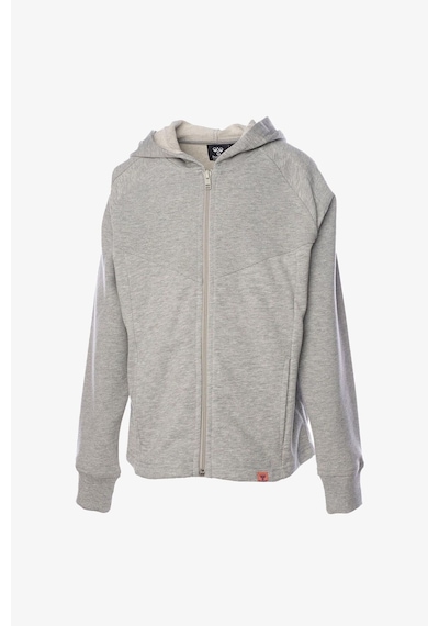 Hummel Hmleluf Zıp Hoodıe Fermuarlı Hoodıe Çocuk Çeket Gri