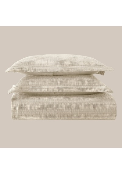 Linens Velona King Yatak Örtüsü Seti Kum