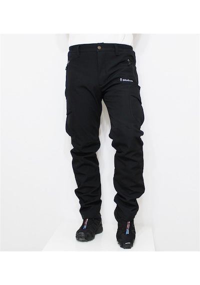 Mudwill Softshell Kargo Cepli Kışlık Erkek Pantolon-siyah 300201 Siyah