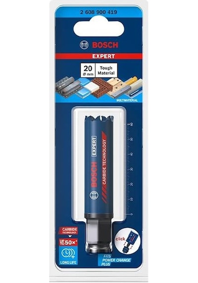 Bosch 20 Mm Expert Sert Malzemeler İçin Panç 2608900419