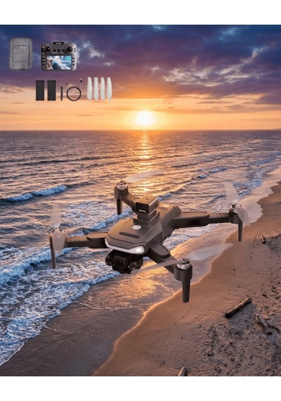 Akıllı - 329 - Takip Özellikli 4k Drone Katlanabilir Tasarım Uzaktan Kontrollü Profesyonel - Cadde101 - Çekim Dronu