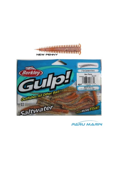 Berkley Gulp Lrf Silikon Kurt Yem 5 Cm. New Penny