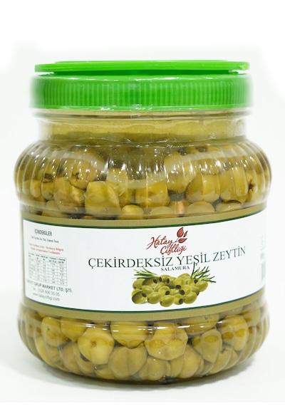 Hatay Çiftliği Çekirdeksiz Yeşilzeytin 800gr