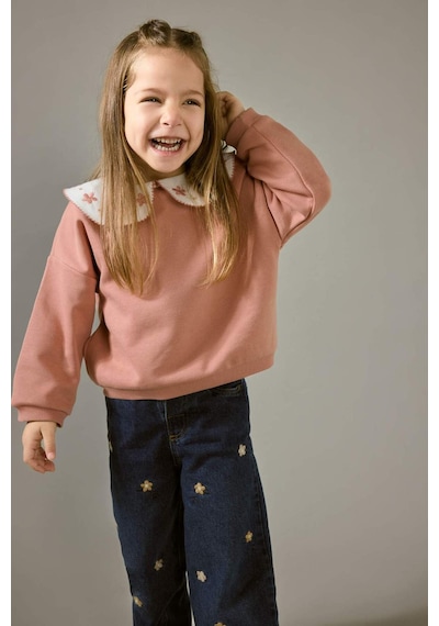 Defacto Kız Bebek Oversize Geniş Kalıp Büyük Yaka Çiçekli İçi Yumuşak Tüylü Sweatshirt G6838a525cwpn10 Pembe-pn10 Defacto Kız Bebek Oversize Geniş Kalıp Büyük Yaka Çiçekli İçi Yumuşak Tüylü Sweatshirt G6838a525cwpn10 Pembe-pn10