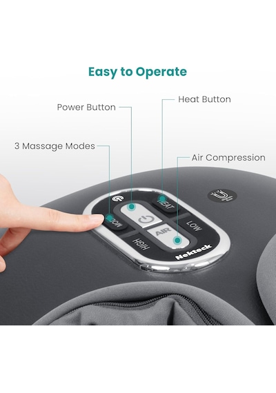Uzaktan Kumandalı Nekteck Ayak Masaj Cihazı Fm17gb-bk-x