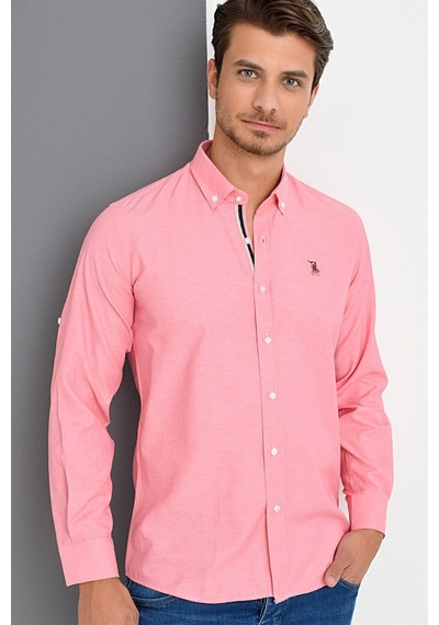 G674 Dewberry Erkek Gömlek-pembe Pembe