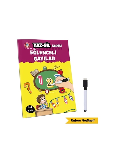 Yaz Sil Serisi Eğlenceli Sayılar