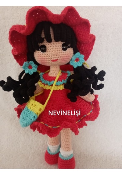 Amigurumi Duru Bebek Çok Renkli