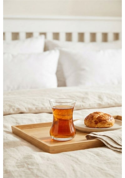 LAV Demet Cam Çay Bardağı  6 Kişilik 135 ml