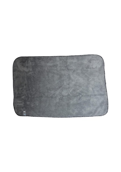 2316 Mikrofiber Peluş Oto Kurulama Ve Temizlik Bezi Büyük Boy 60x90 Cm. Gri