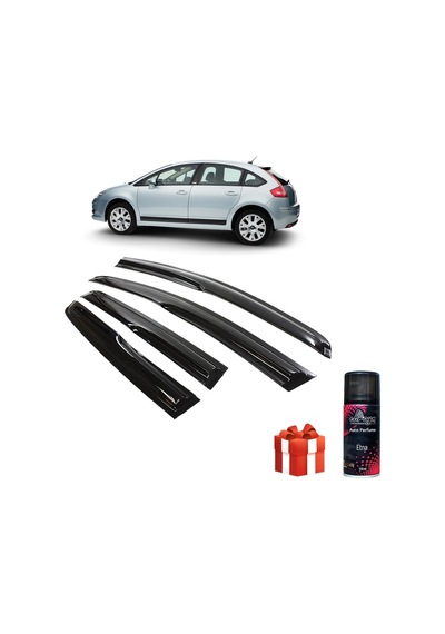 Citroen C4 Mügen Cam Rüzgarlığı Hb 2005-2010 Arası 4lü Takım+koku
