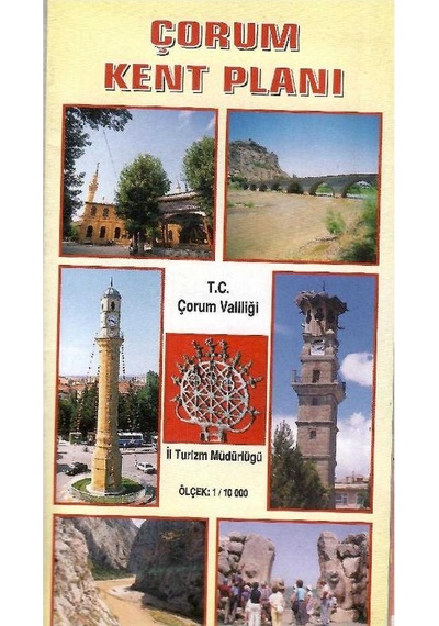 Çorum Kent Planı City Plan Harita Map