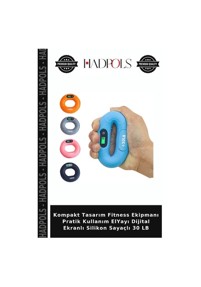 Kompakt Tasarım Fitness Ekipmanı Pratik Kullanım Elyayı Dijital Ekranlı Silikon Sayaçlı 30 Lb Belirtilmemiş
