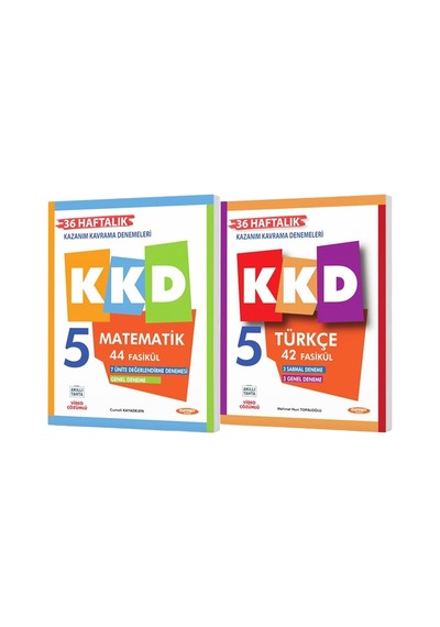 Kurmay 2027 5. Sınıf Matematik + Türkçe Haftalık Kazanım Kavrama Denemeleri Seti 2 Kitap Maarif Model