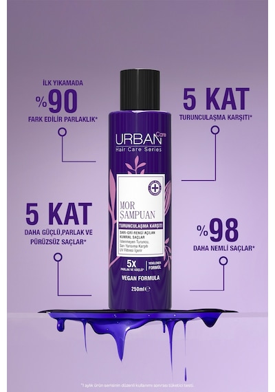 Turunculaşma Karşıtı Mor Saç Bakım Şampuanı-250 Ml-sülfatlı
