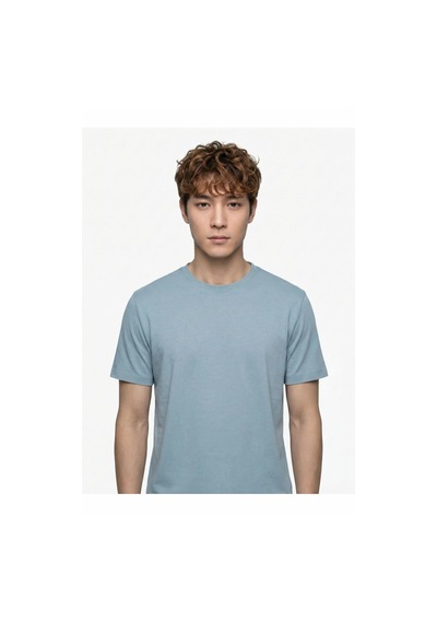 Erkek T-shirt Lf2042926 Açık Mavi