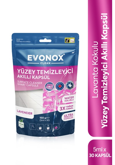 Clean Yüzey Temizleyici Akıllı Kapsül Lavanta Kokulu Tekli