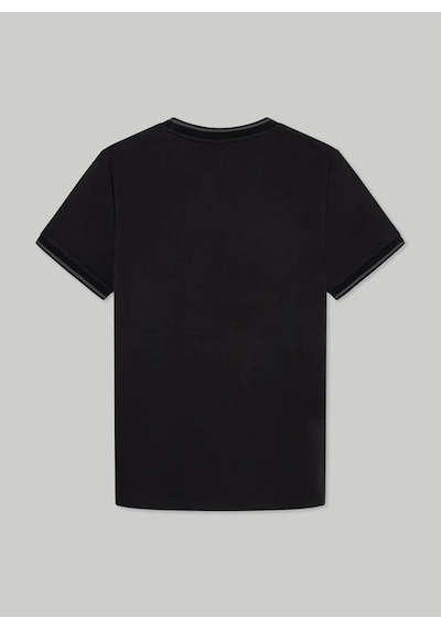 Hackett Siyah Erkek %100 Pamuk Slim Fit T-shirt Hm500782
