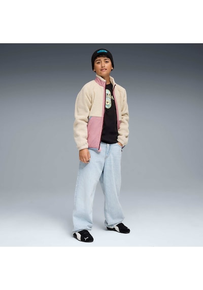 Puma Hybrıd Sherpa Genç Ceket 688405 87 Beyaz