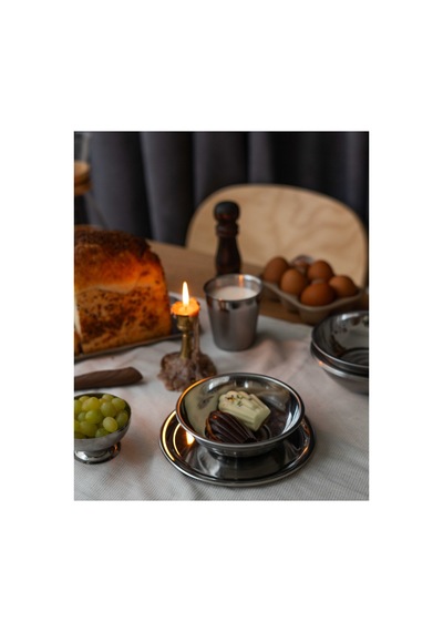Paslanmaz Çelik 330 Ml Çerez Meyve Kahvaltılık Kase Metalik - 702295090 Metalik