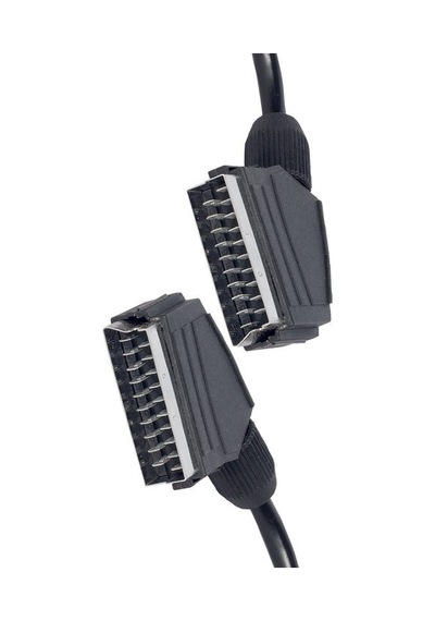 1.2 Metre Skart Erkek To Scart Male Tırnaklı Ara Görüntü Kablosu