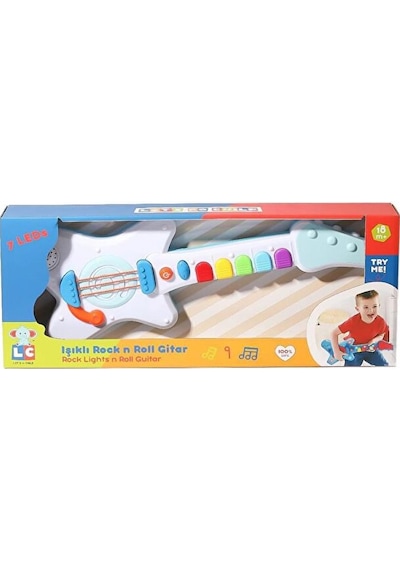 LC Işıklı Müzikli ve Çok Fonksiyonlu Rock'n Roll Gitar LC-30986