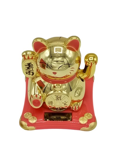 Maneki Neko El Sallayan Şans Kedisi Solar Güneş Enerjili No.5 Alk2935