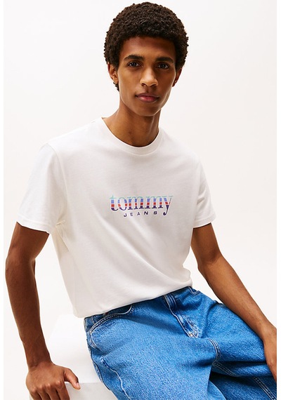Tommy Hilfiger Erkek Logolu Pamuklu Bisiklet Yakalı Şık Görünüşlü Günlük Kullanıma Uygun Bbeyazz T--12259 Beyaz Tommy Hilfiger Erkek Logolu Pamuklu Bisiklet Yakalı Şık Görünüşlü Günlük Kullanıma Uygun Bbeyazz T--12259 Beyaz