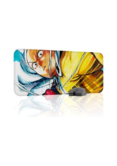One Punch Man Kaymaz Dikişli Kauçuk Oyuncu Mousepad V2 - 70x30 Xl Gaming Mouse Pad Fare Altlığı