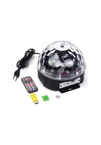 Disko Topu Bluetooth Kumandalı Led Kristal Karışık