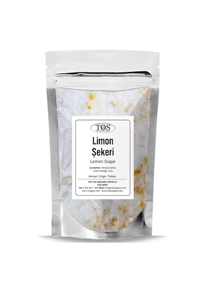 Tos The Organic Spices Limon Şekeri 100 G Lemon Sugar