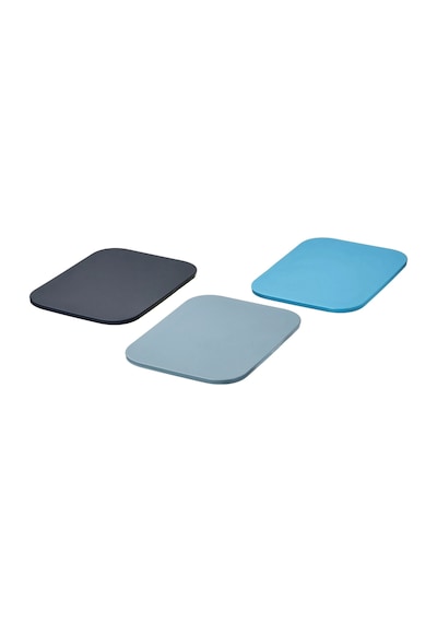 Ikea 365+ 3'lü Kesme Tahtası 22 X 16 Cm Mavi Gri Gri - Mavi