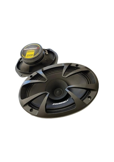 Soundmax Sx-m69xh Çifti 500wat-200w Rms Kapaklı 6x9 Oval Oto Midrange Hoparlör