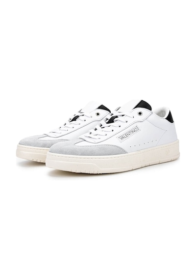 Mario Valentino Erkek Hakiki Deri Beyaz/siyah Sneakers & Spor Ayakkabı 1040 95s7002 Erk Ayk Sk25-26 Whıte/black Beyaz