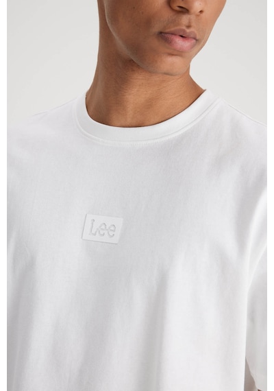 Lee Loose Fit Kırık Beyaz Erkek T-shirt L222001102 KIRIK BEYAZ
