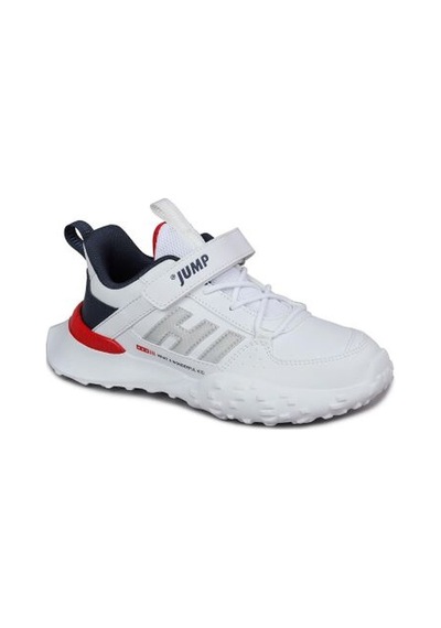Jump 29602 Cırtlı Üniseks Çocuk Sneaker Günlük Spor Ayakkabı Beyaz Beyaz