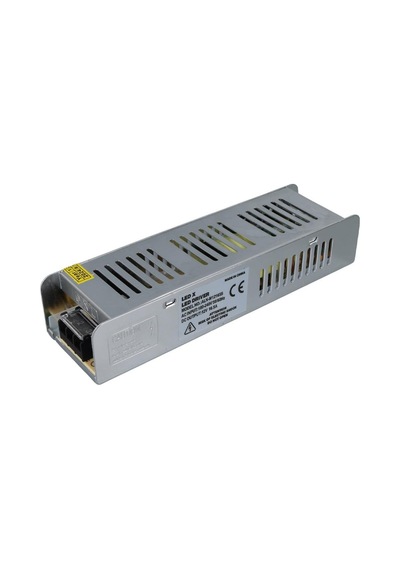Ledx Aln-m12165s 12 Volt 16.5 Amper 200 Watt Slim Metal Kasa Adaptör 200x60x40mm