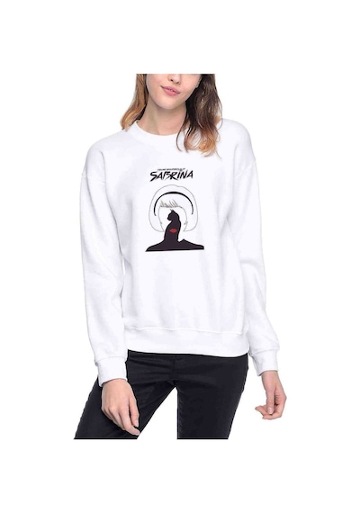 Chilling Adventures Of Sabrina Poster Baskılı Beyaz Kadın Sweats