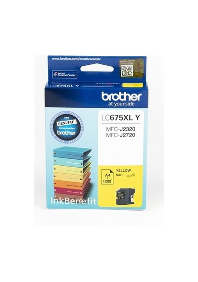 Brother Lc675xly  Sarı Mürekkep Kartuş 1200 Sayfa