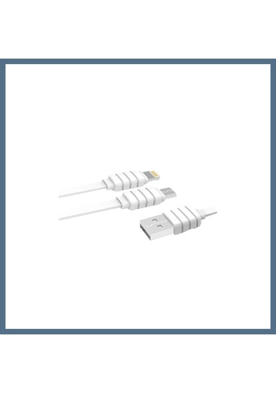 Buradabulabilirsin Konfulon S56 2in1 Lightning-micro Usb Kablo 1.2m 2.1a Bbz
