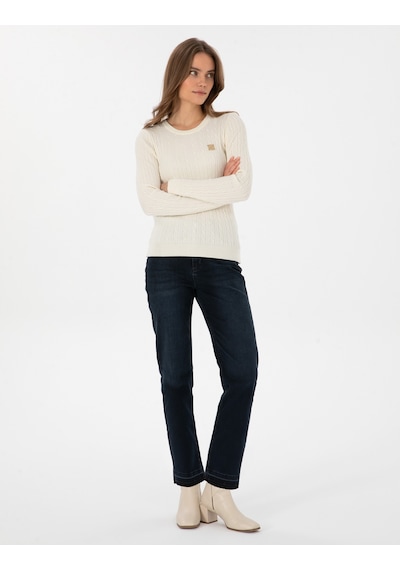 Pierre Cardin Kadın Koyu Mavi Pantolon Jean 50308408-vr032 Koyu Mavi