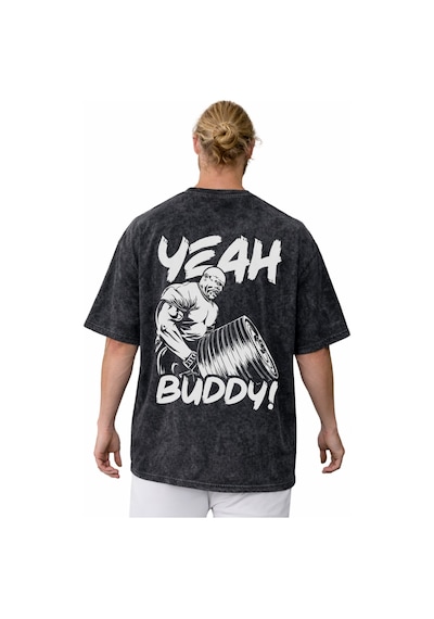 Ronnie Coleman Yeah Buddy Fitness Bodybuilding Sırt Baskılı Unise Siyah